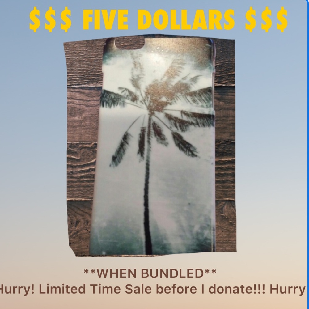 Only $5 Dollars when Bundled!!!!   ✅iphone Case 6+ palm case